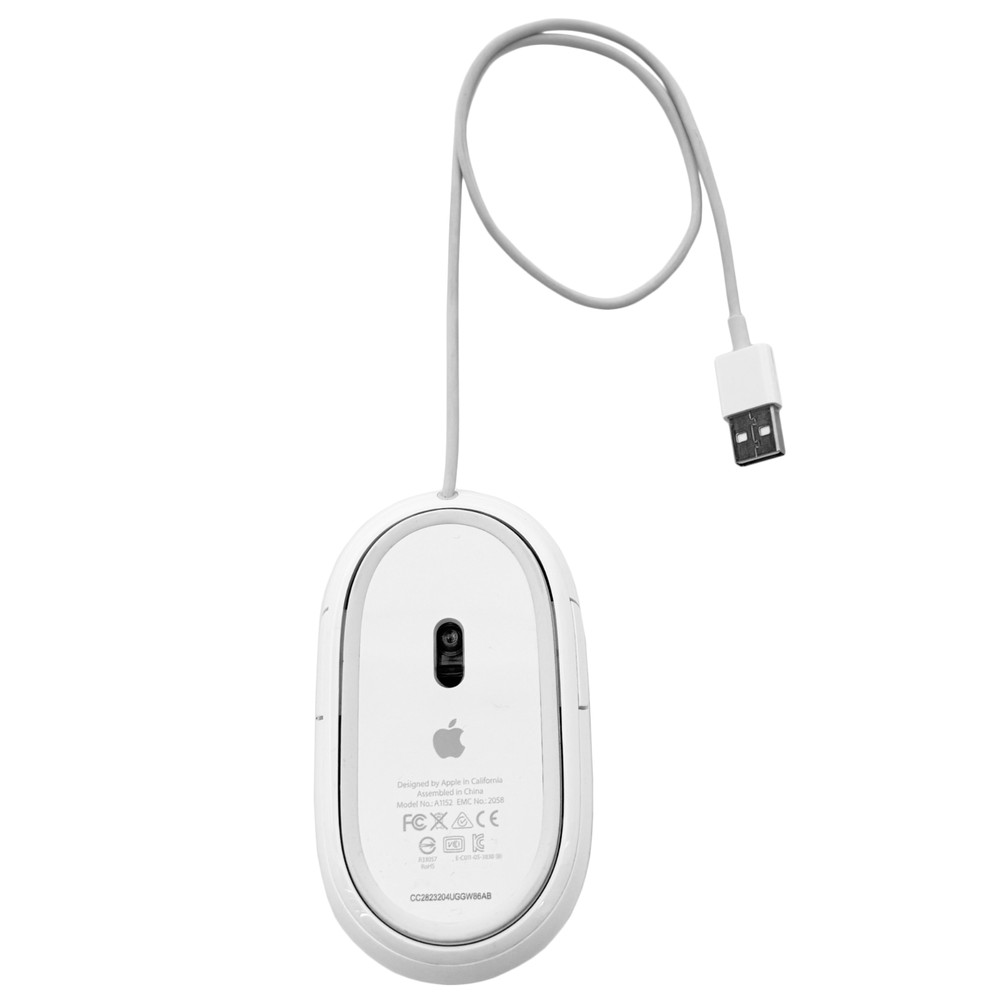 Apple A1152 Mighty Mouse ✅ Original Wired USB for Mac, Windows, Linux – Tested
