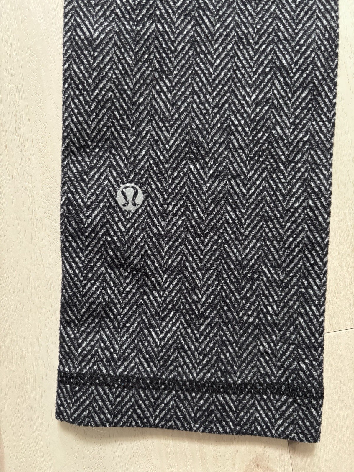 Lululemon Sz 0 Leggings Skinny Will Herringbone Design High Waist