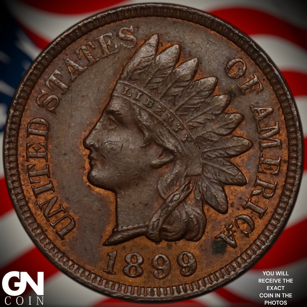 1899 Indian Head Cent Penny A4463