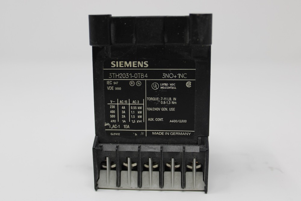Siemens 3TH2031-0TB4 Contactor