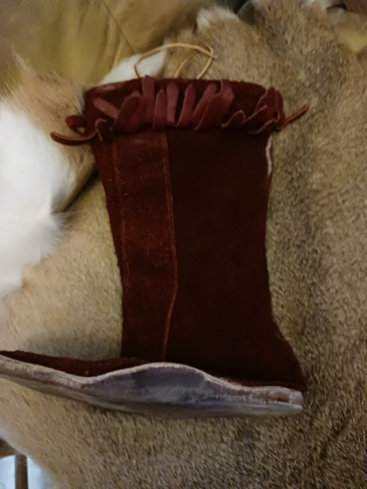 *AWESOME VINTAGE NATIVE AMERICAN BEADED MOCCASIN BOOTS POW WOW REGALIA NICE!*