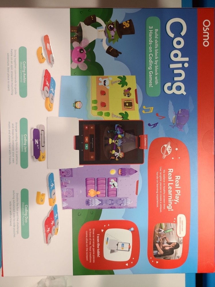 Osmo Coding Starter Kit for Fire Tablet-3 Educational Learning Games