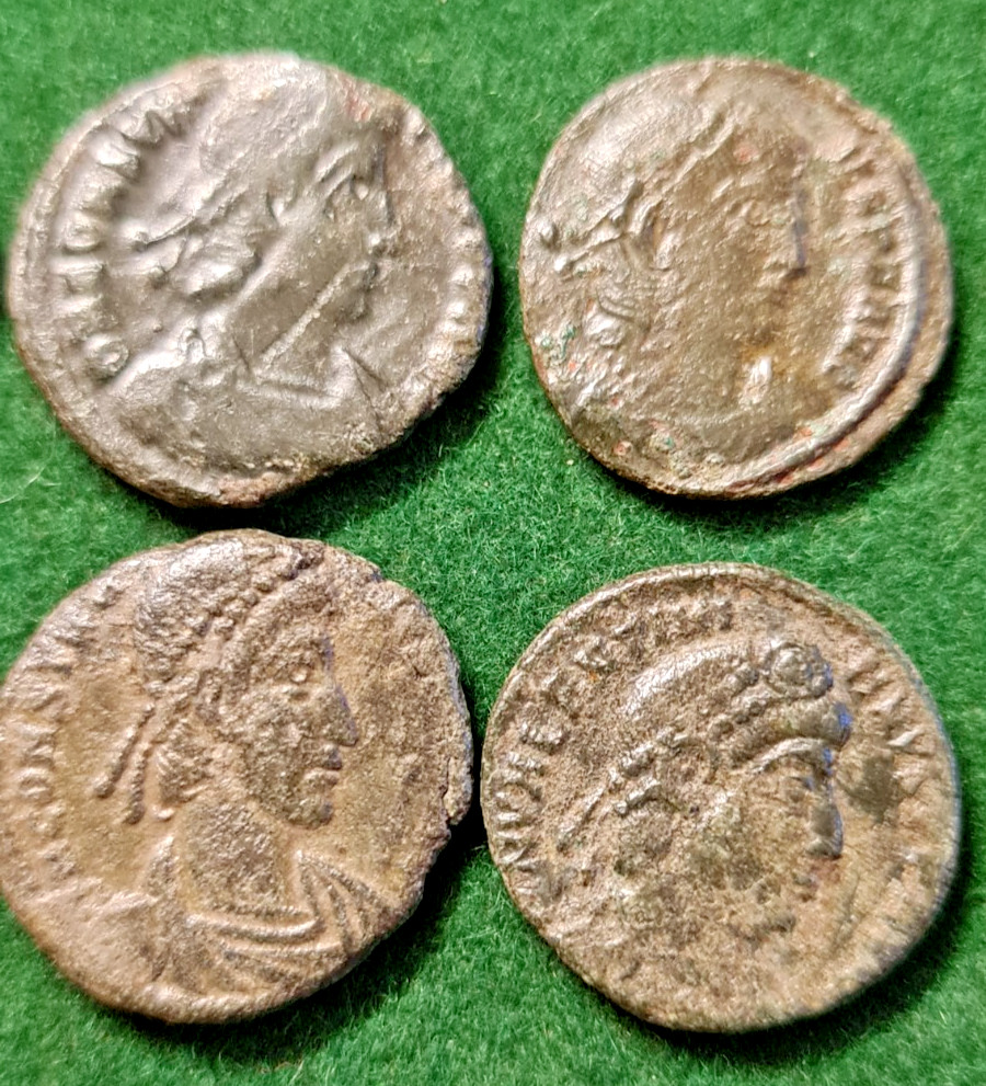 Roman Bronze 3rd-4th Century, Constantine Period AE3/4 (12 in lot)