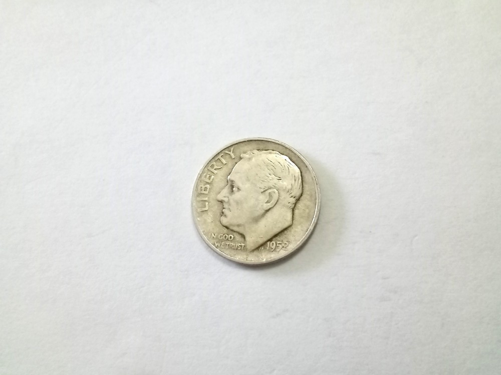 1952 S  ROOSEVELT  DIME CIRCULATED