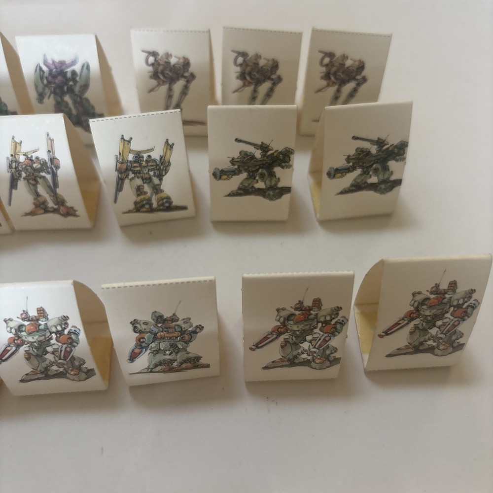 Vintage Battletech Combat Cardboard Character Standees