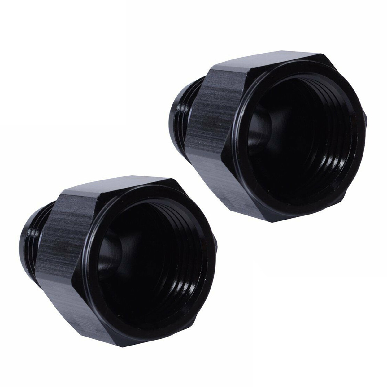 2Pcs 10AN Female to 6AN Male Flare Reducer Fitting Fuel Cell Bulkhead Adapter