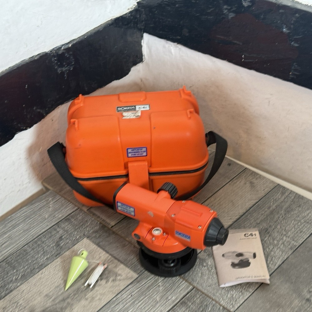 Sokkia C41 Automatic Level Dumpy Surveying Optical Instrument Case Japan VGC