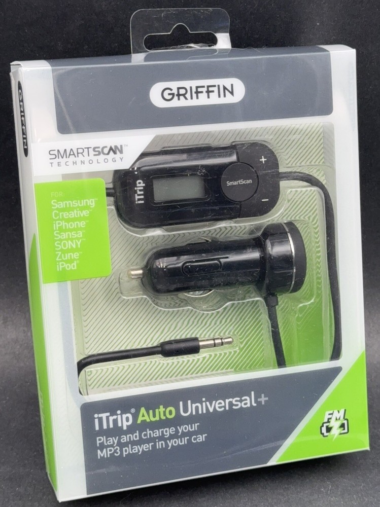 Griffin iTrip Auto Universal Plus + FM Transmitter & Charger P/N 7259-TRIPUNP