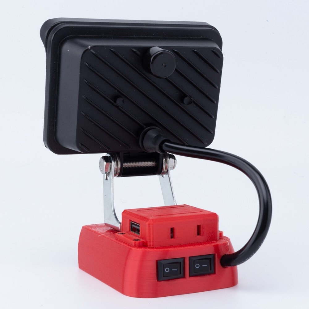 Portable LED Work Light For Milwakee 18V Lithium Battery Flood Light Flashlight