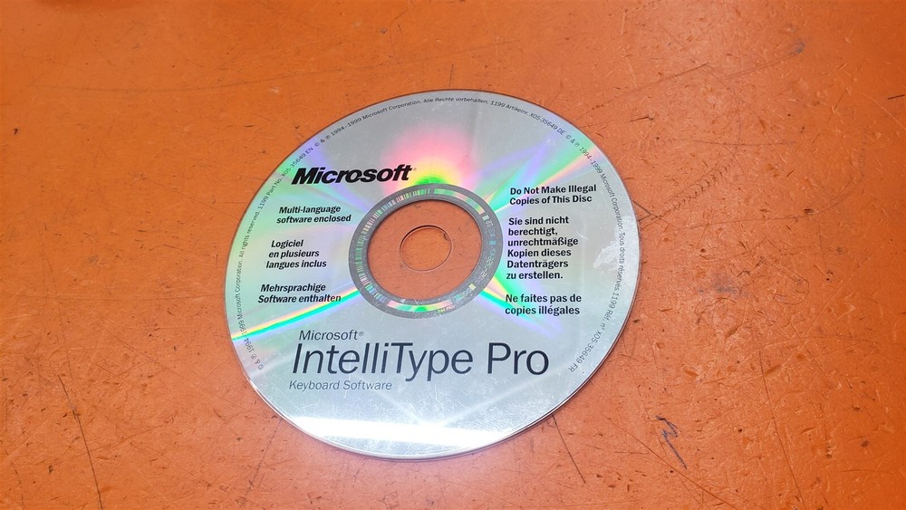 ⭐️⭐️⭐️⭐️⭐️ Microsoft IntelliType Pro Keyboard Software