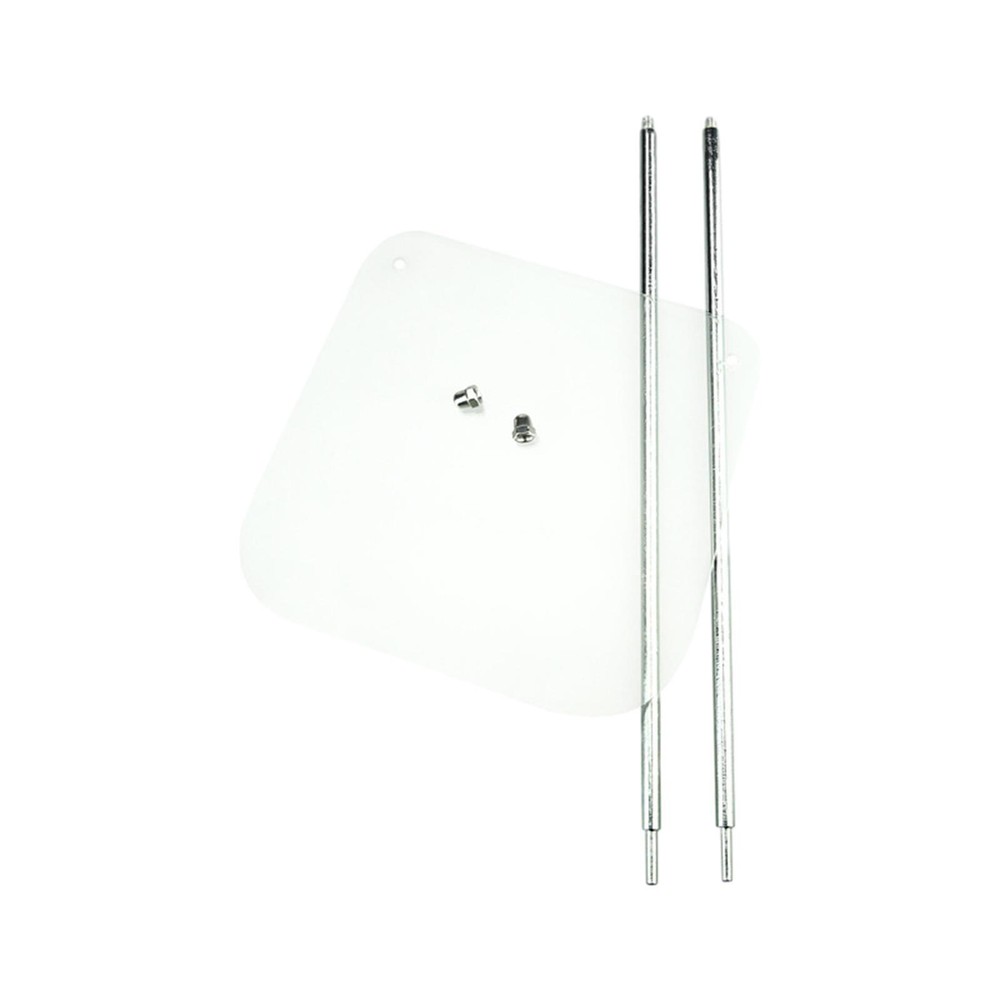 Glass Grinder Shield 7\"x6.3\" with Brackets Screws