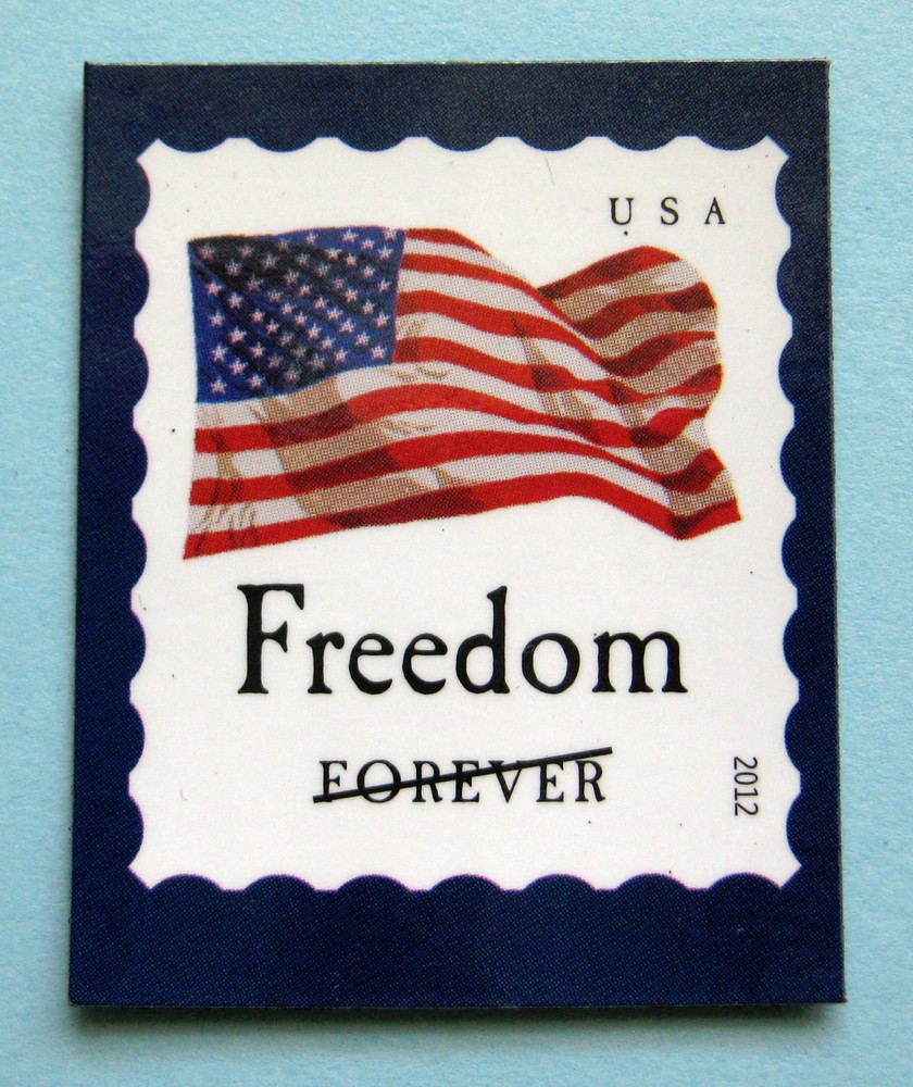 Flag Postage Stamp Magnet
