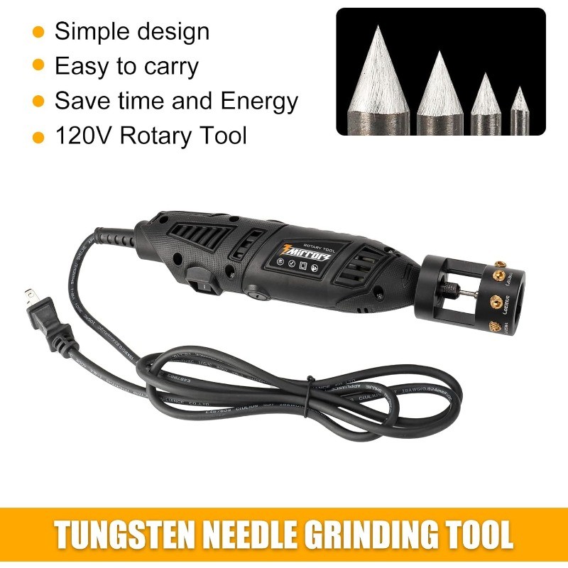 Tungsten Electrode Sharpener Grinder TIG welding Four-angle Tungsten Electrode