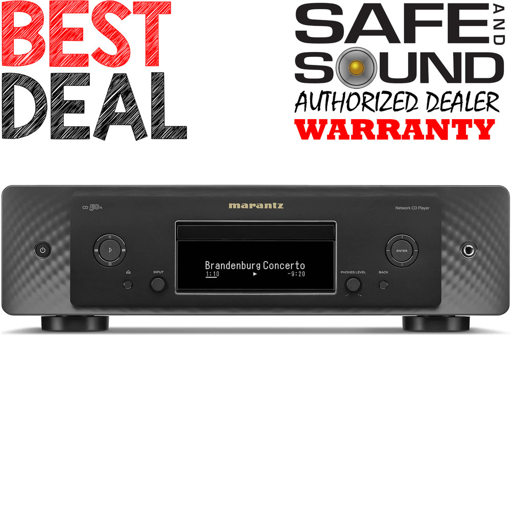 MARANTZ CD50N CD PLAYER WITH USB  | BLACK
