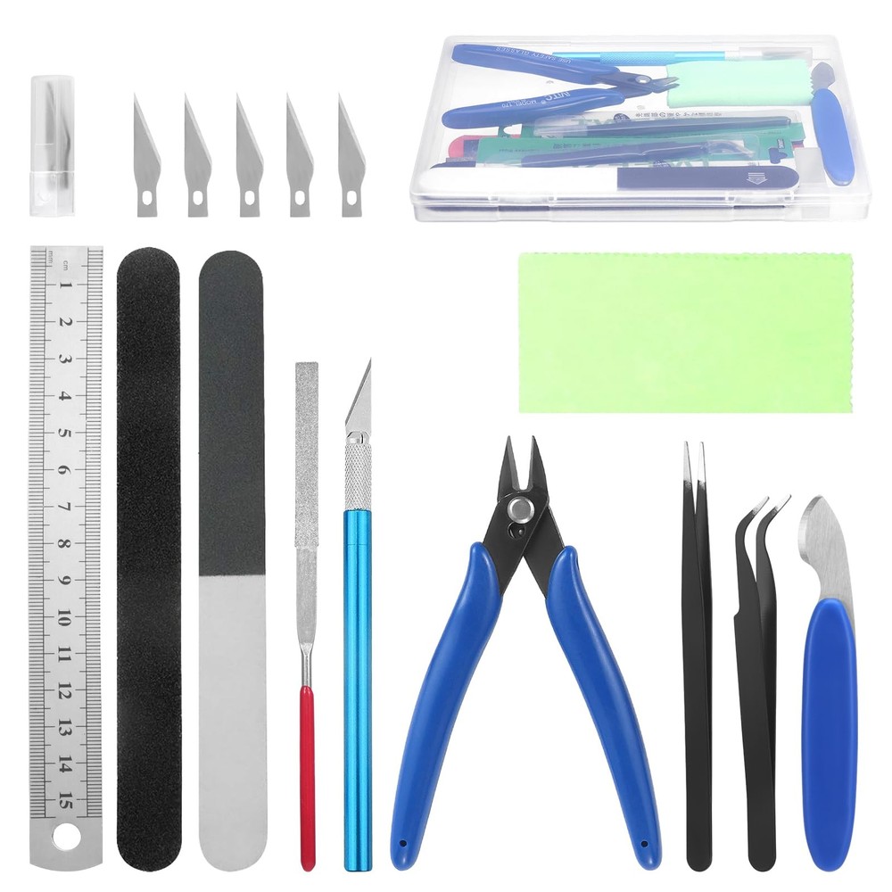 Fippy 11PCS Model Kit Tools, Gundam Tool Kit, Hobby Building Medium