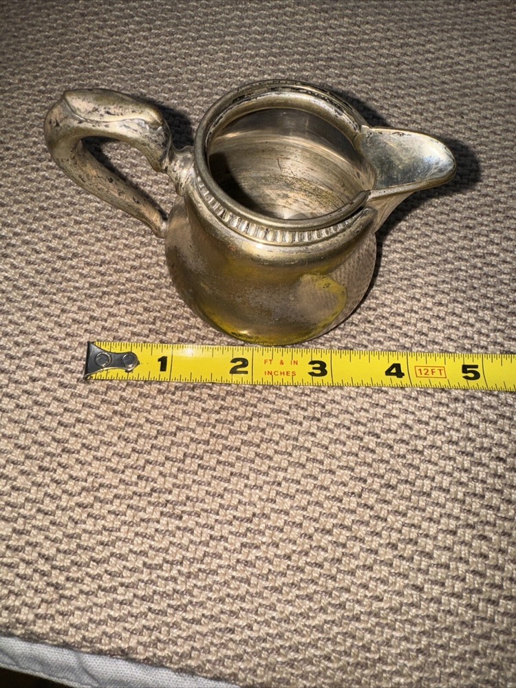 Antique Meriden Silver Plate Coffee Creamer