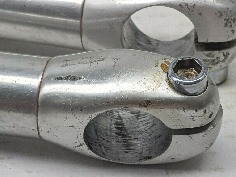 Vintage alloy bar ends/extensions silver