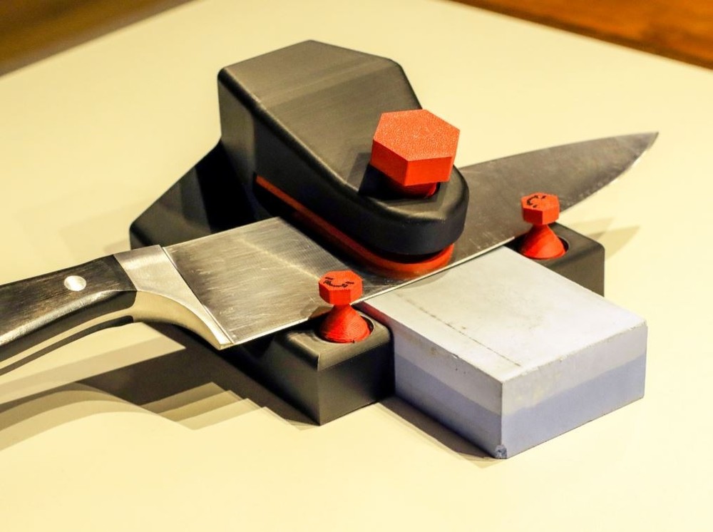 Knife Sharpening Jig Precision Angle Guide Overengineered Tool System