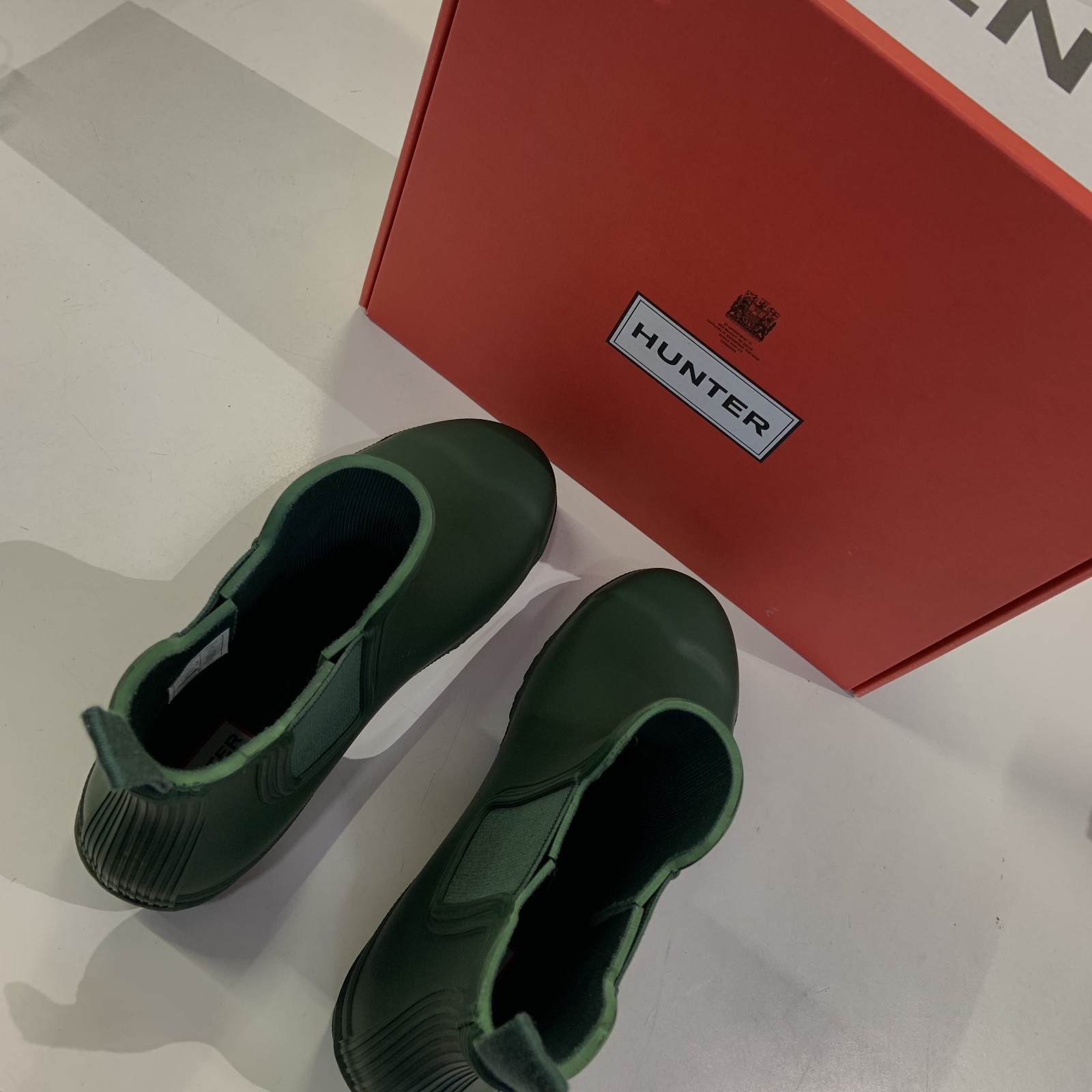 Hunter Womens Original Chelsea Waterproof Rain Ankle Boots