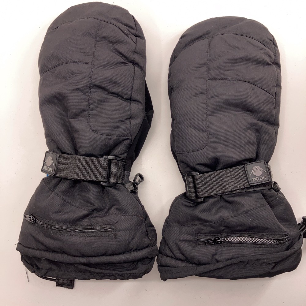 Nice Caps Men S-M Black Winter Warm Mittens