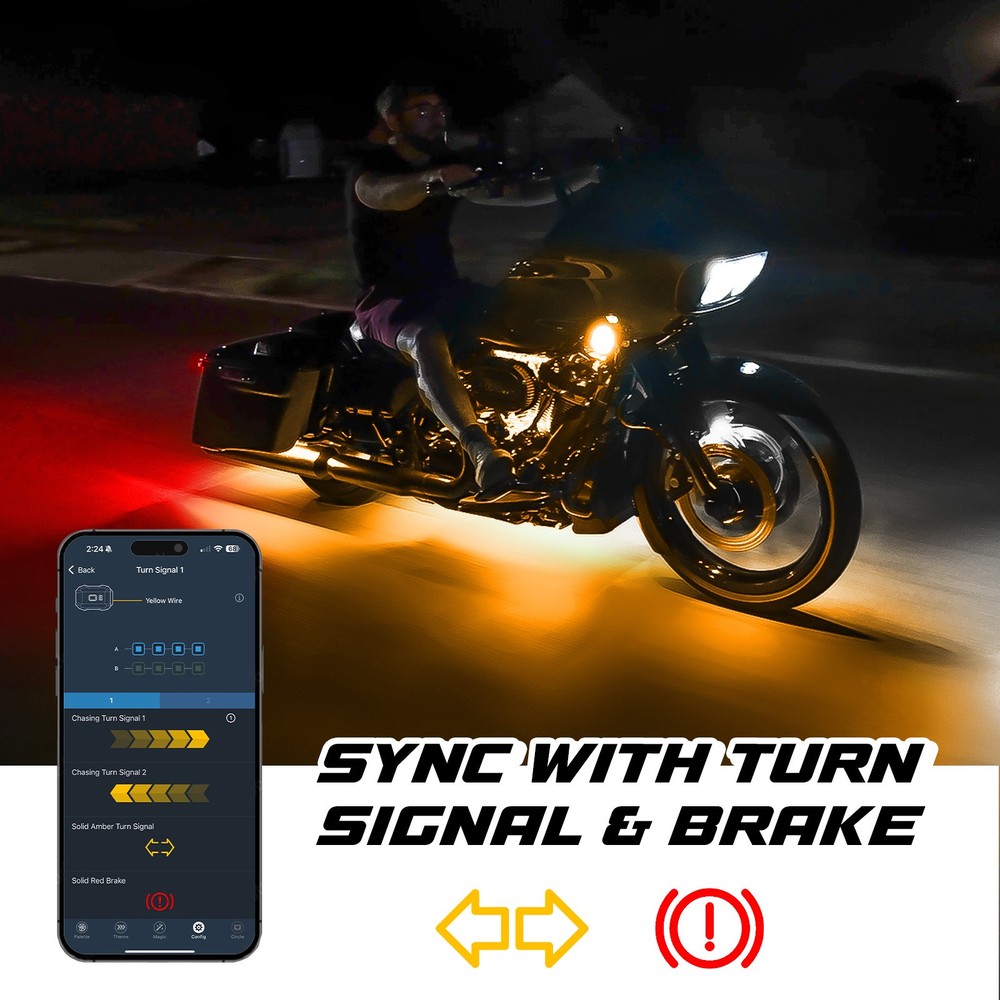 XKmax LED Motorcycle Accent Light Kit (Mini Engine Kit)