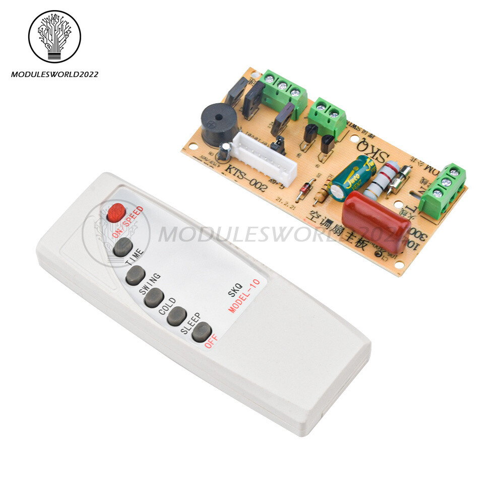 300W Air Conditioning Fan Circuit Board Universal Control Module+Remote Control