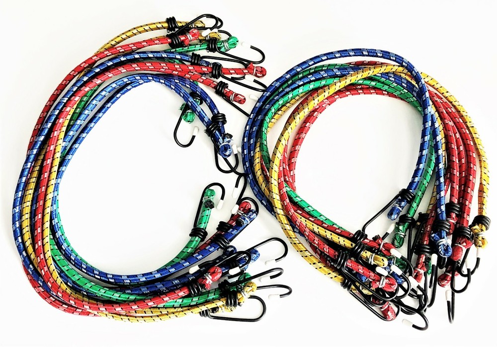 20 ATE PRO TOOLS 30" BUNGEE CORDS TIE DOWN ELASTIC STRAP ASSORTED COLORS #92006