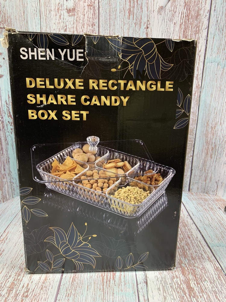 Deluxe Rectangle Share Candy Box Set(4SETS)New