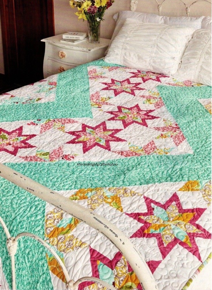 Lightning Quilt Pattern Pieced MH