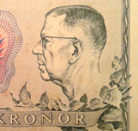 Sweden 10 Kronor banknote 1977 B.