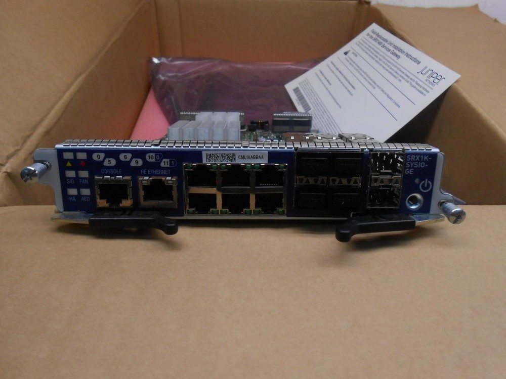 NOS NEW Juniper SRX1K-SYSIO-XGE Network Processing IO Card Module