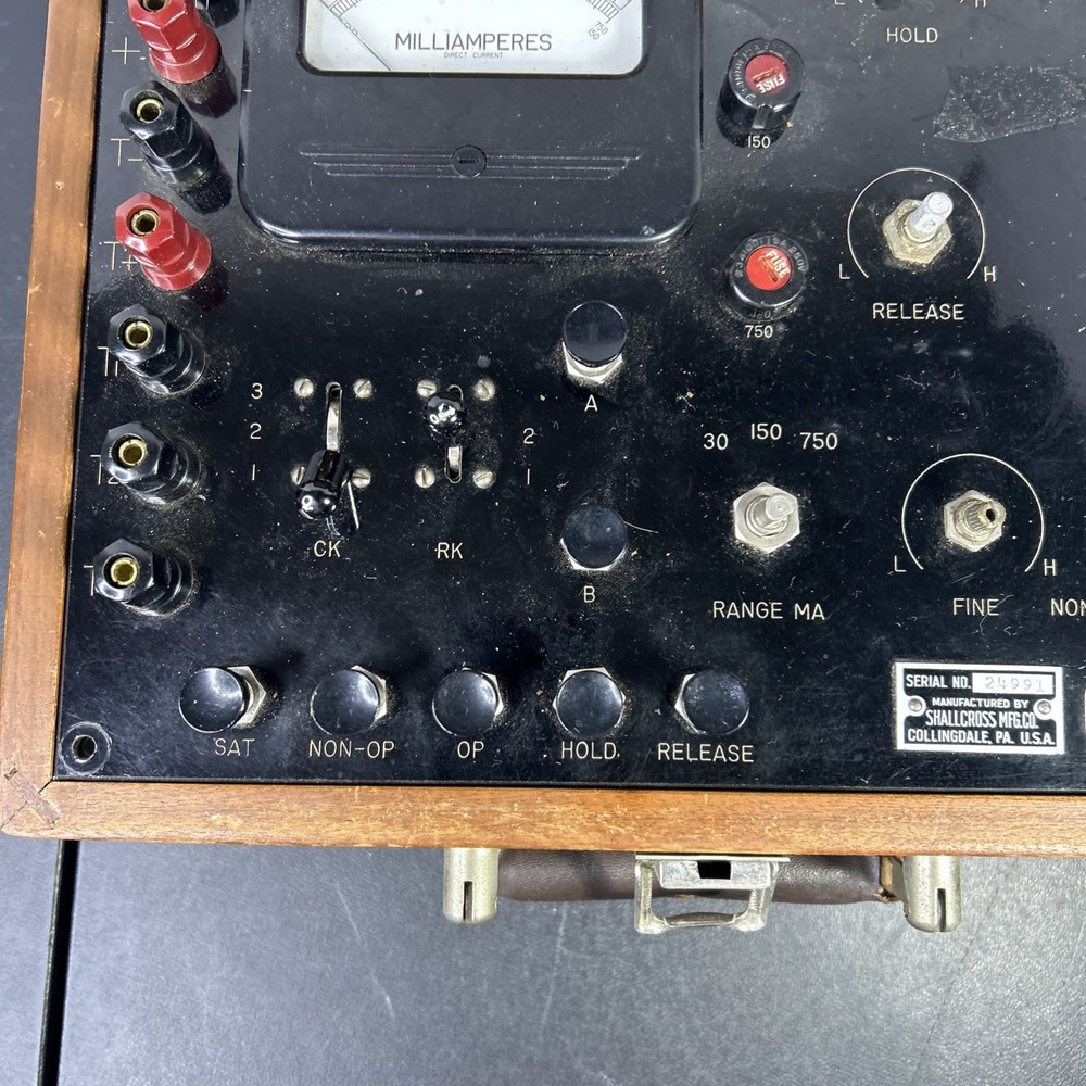 Shallcross No. 696 Current Flow Test Set . (untested)