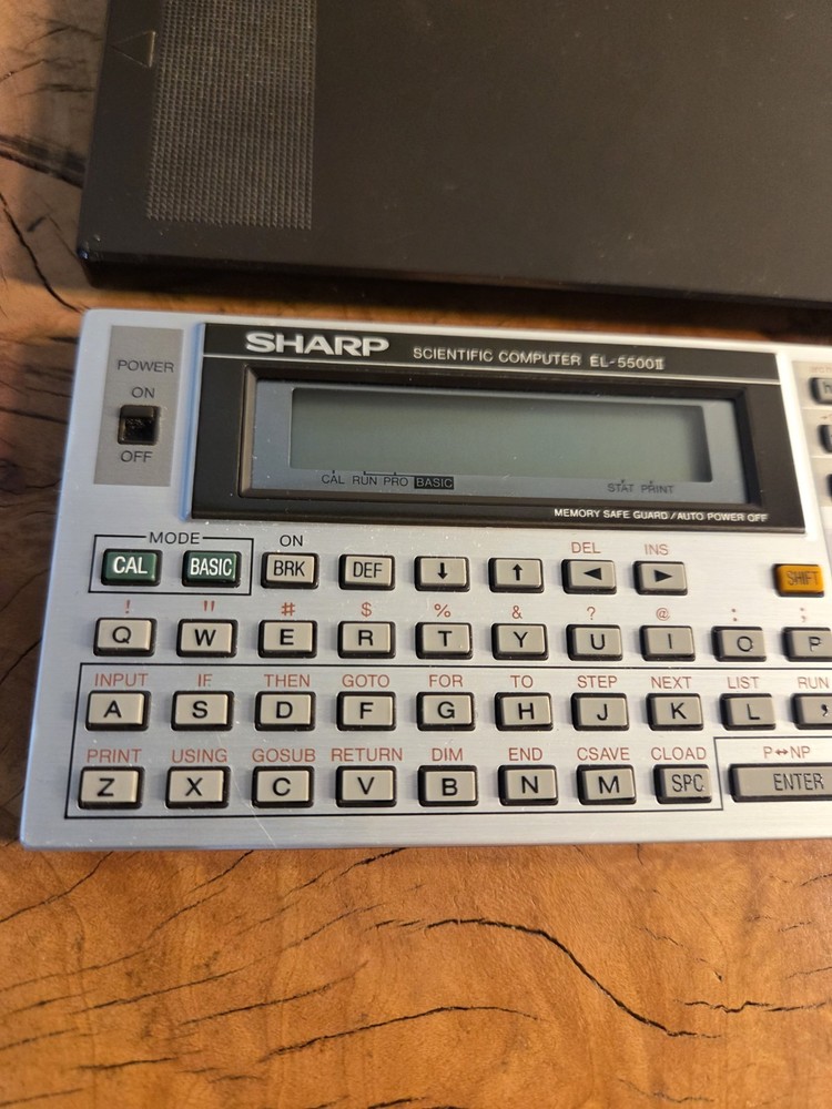 Sharp EL-5500 II Scientific Calculator and BASIC Computer, works great!