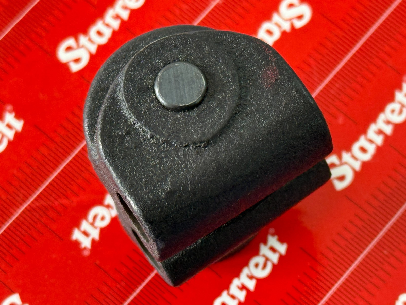 Starrett 657H ( 1/2lb! ) Heavy Duty 3/8" Swivel Post Snug Clamp For 657 mag base