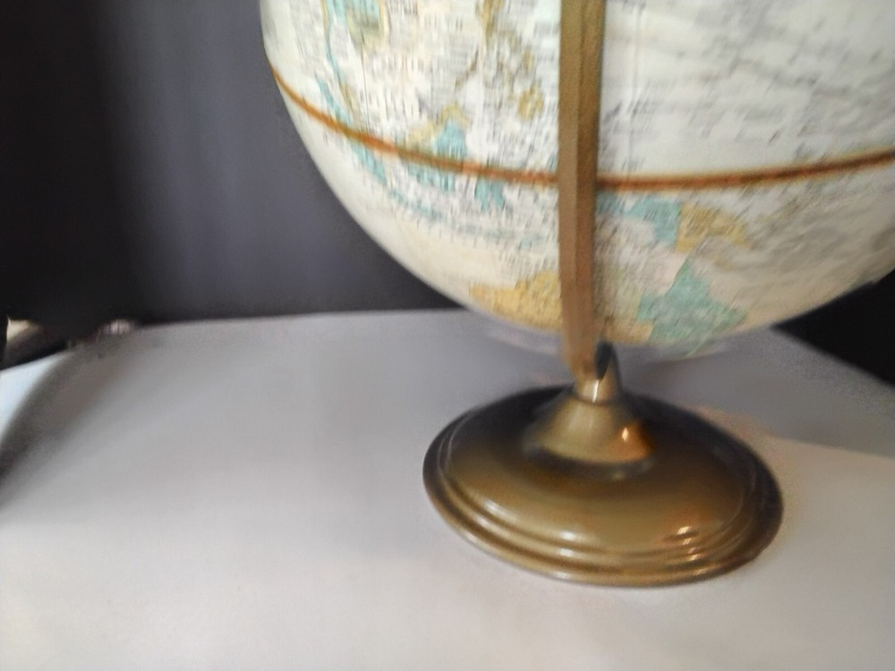 Crams Imperial World Globe. Learning Geography Excellent Condition