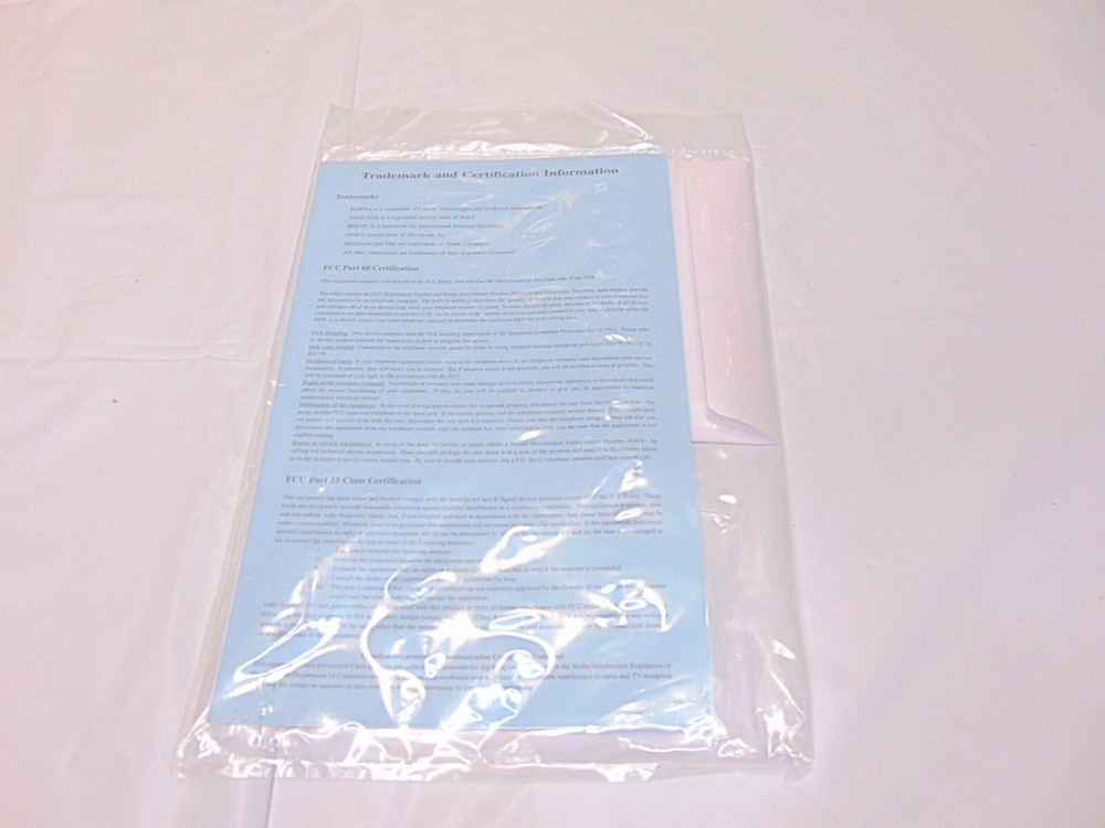 Best Data Smart One (56SF92) 56 Kbps Internal Data Fax Modem