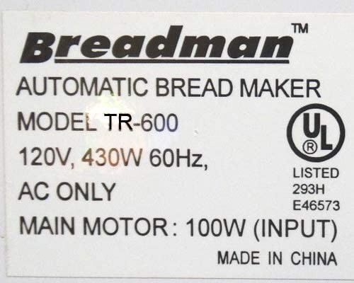 Used Belt for Breadman bread maker machine Model TR-600 only