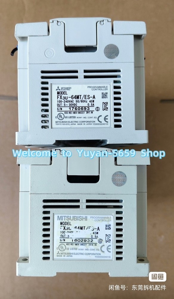 🔥 ✅1 PC USED GOOD FX3U-64MT/ES-A Programmable Controller #B4717H CL