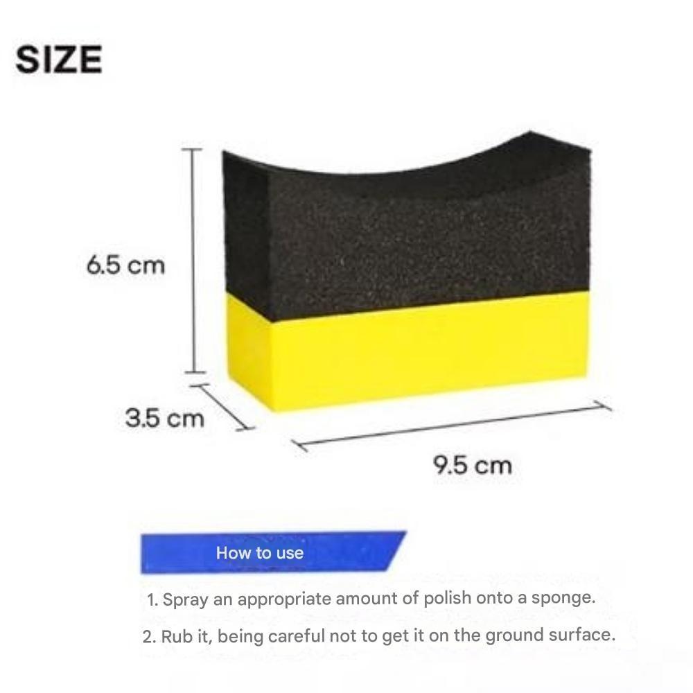 Tire Shine Sponge 2P