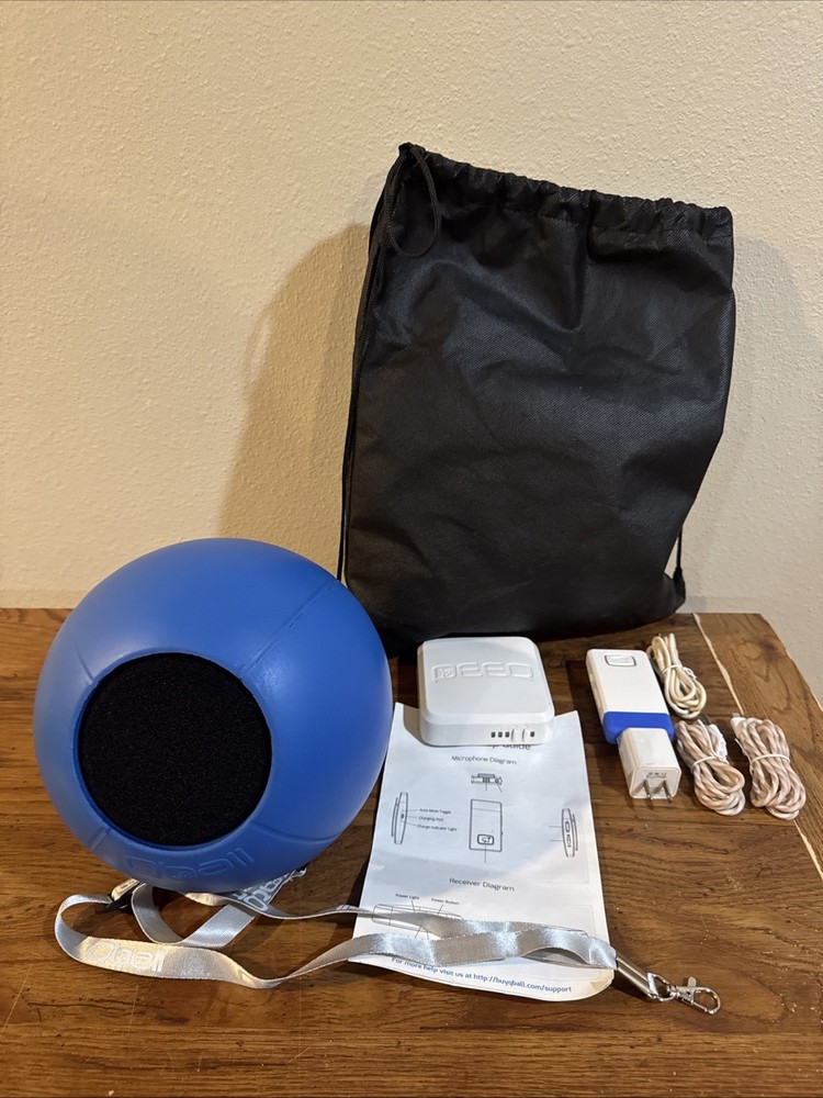 QBall Throwable Smart Wireless Microphone System Foam Q Ball PEEQ - Ships Fast!