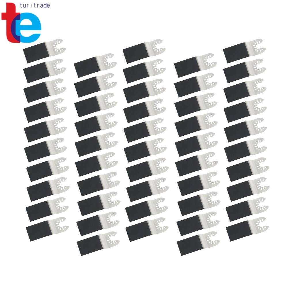 Universal Bi-Metal Oscillating Tool Blades Quick Release Multitool Blades 50PCS