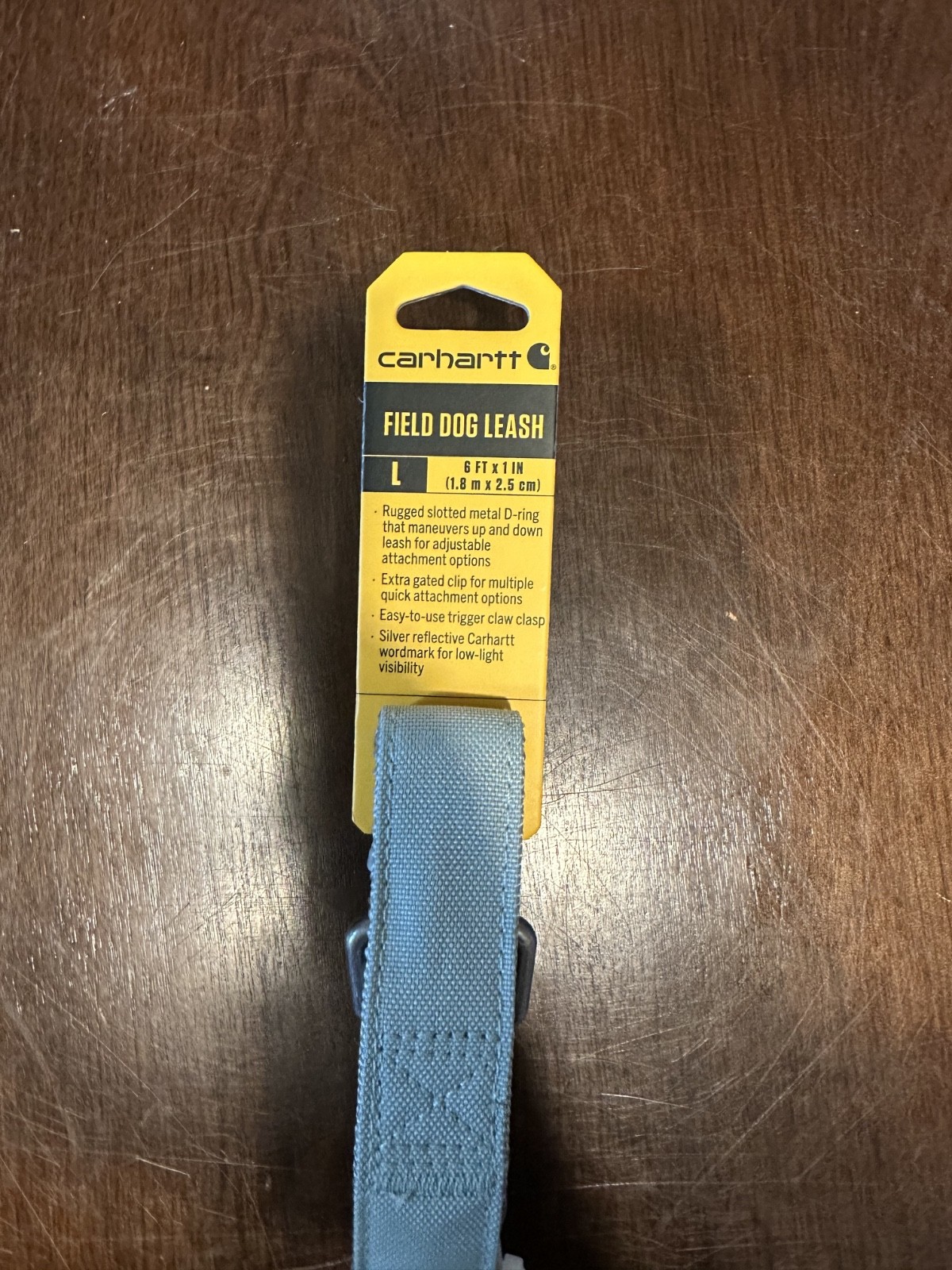 Carhartt Field Dog Leash Large 6ft X 1in Sea Foam