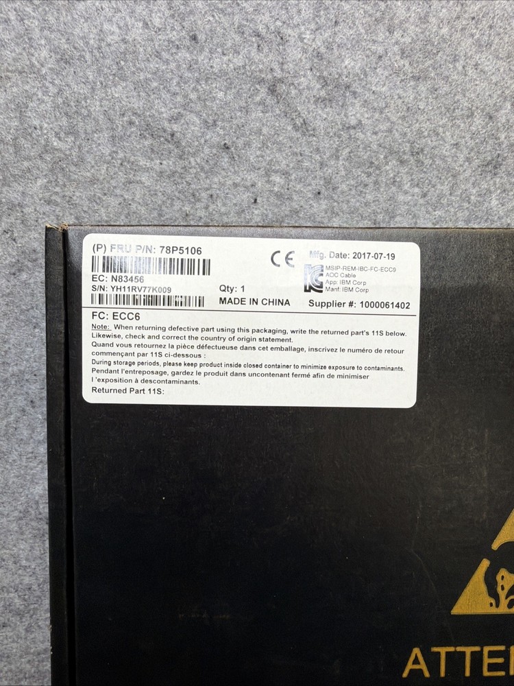 IBM 78P5106 Active Optical Cable