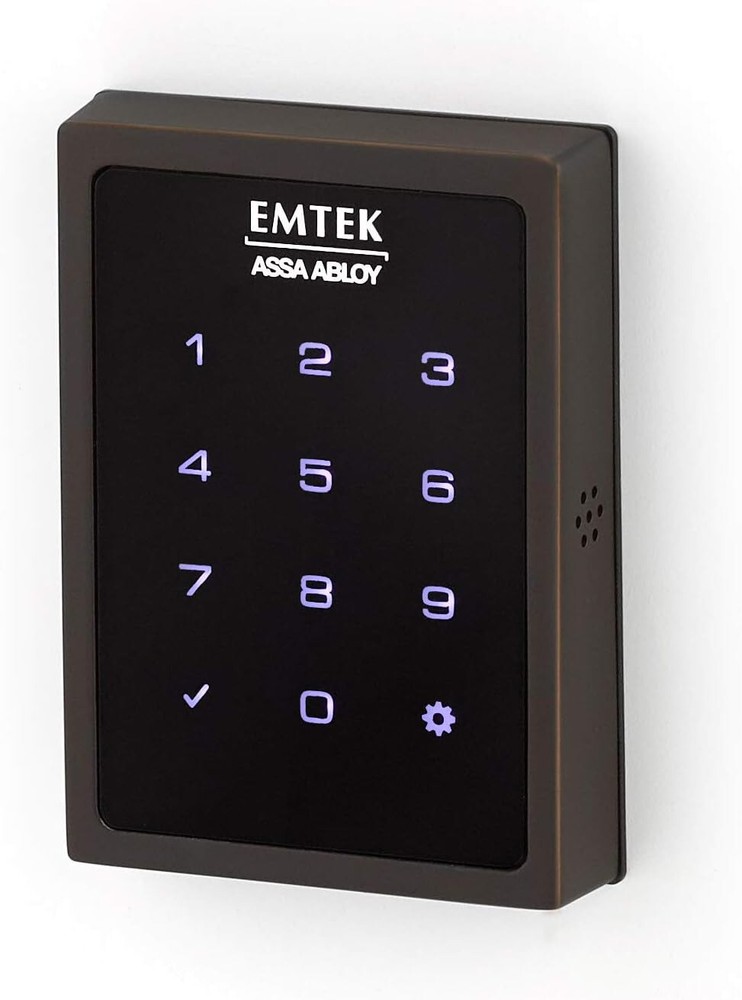 Emtek EMP1101US10B EMPowered Smart Touchscreen Deadbolt Connected By August