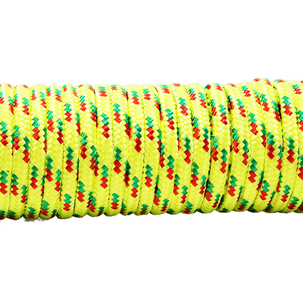 3/8" x 100' Utility Diamond Braided Polypropylene Multi Purpose Rope - BoxerTool