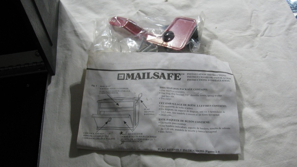 Gibraltar Mailsafe Lockable Security Wall Mount Mailbox MSK00BAM Gibraltar