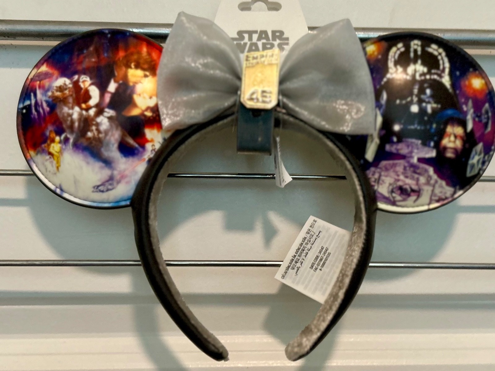 Disney Parks Star Wars Empire Strikes Back 45th Anniversary Ears Headband 2025