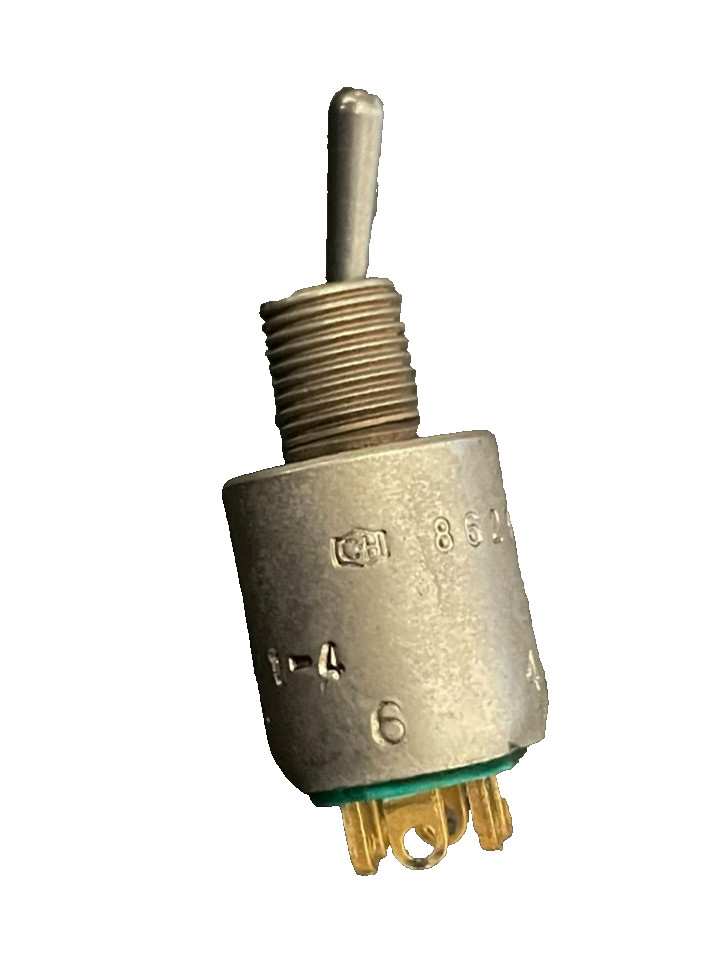 Round Switch Toggle Control Switch 6 Terminal TR20006