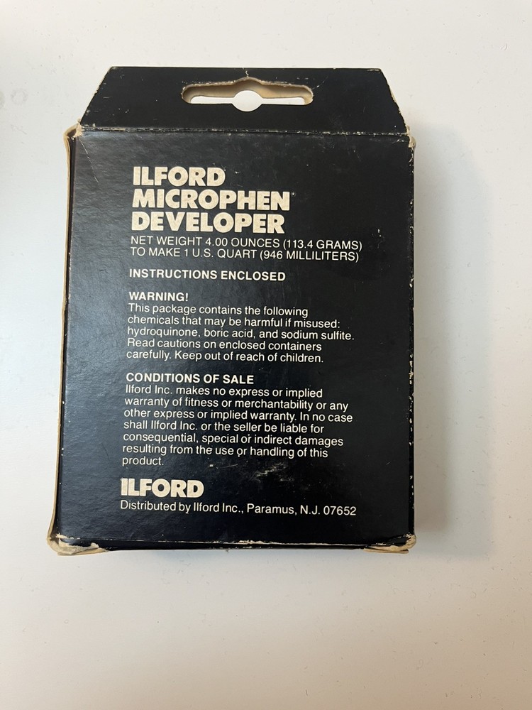 ILFORD Microphen High Speed Developer