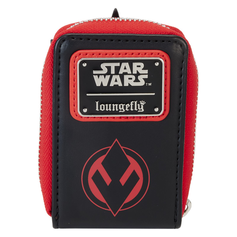 Loungefly Star Wars Darth Maul Glow Accordion Zip Around Wallet